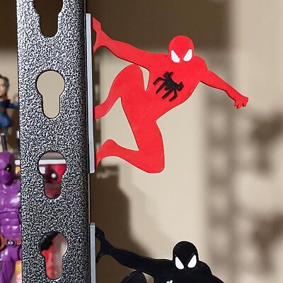 Spiderman Silhouette Magnets