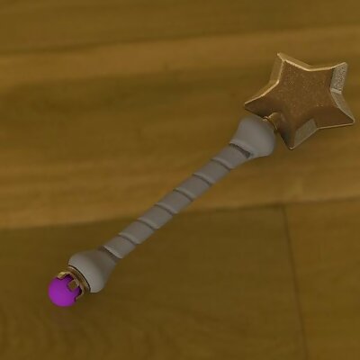 Magic rattle wand