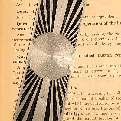 Art Deco Sun Bookmark