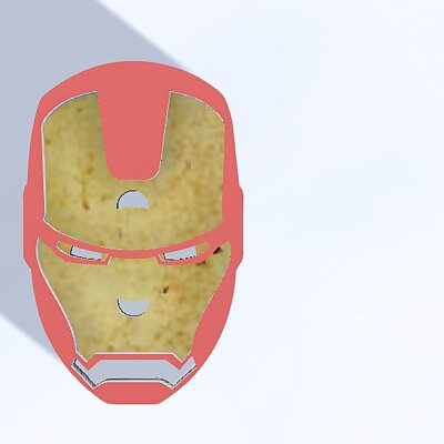 Iron man button double color