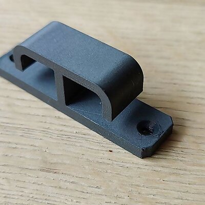 Under the table cable clip Parametric FreeCad