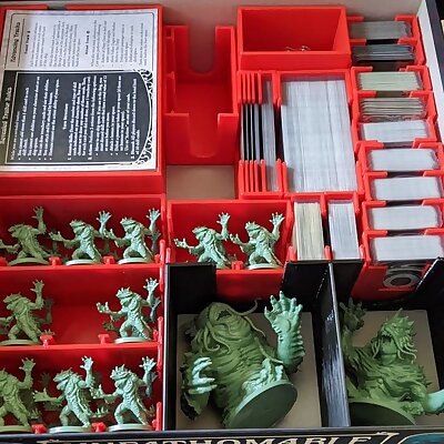 Unfathomable Retail Box Insert Organizer  Sleeved cards