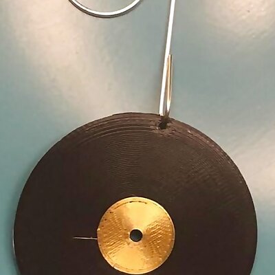 Vinyl Record Ornament
