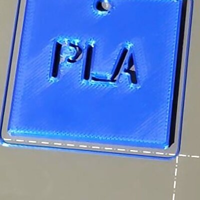 Filament samples with display