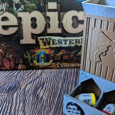 Tiny Epic Dice Tower for Tiny Epic Western v20