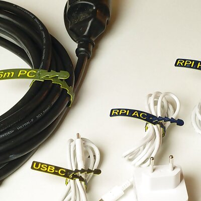 Identification cable ties generator