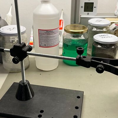 Adjustable Lab Stand with Clamp