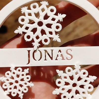Jonas  Christmas Ornament