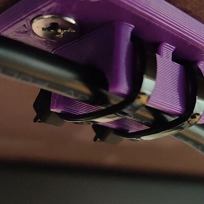 Minimalistic Zip Tie Under Desk Cable Organizer