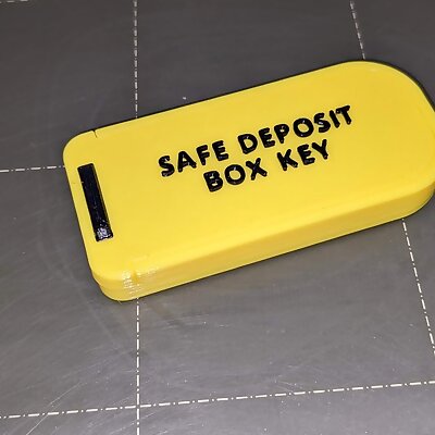 Key Box for Safe Deposit Box Key