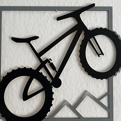 Bike Wall Art dxfsvg