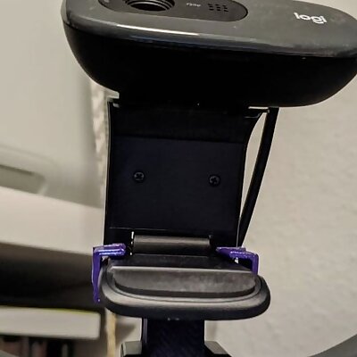 Logitech C270 webcam ring light  tripod mount adapter