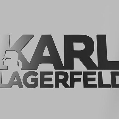 Karl Lagergeld Text Logo