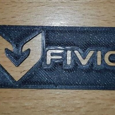 Fivics logo keyring