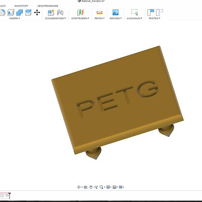PETG sample sign for filament box