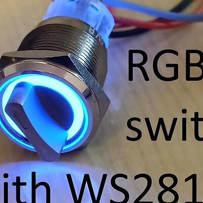 Multicolor switch with WS2812b