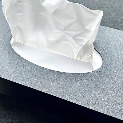 Durable tissue box cover 150x tissues h65mm