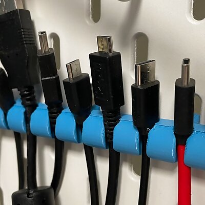 Cable organizer for Ikea Skadis