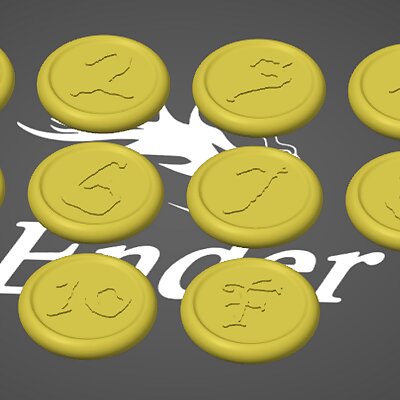 Pathfinder 2E spell slot tokens