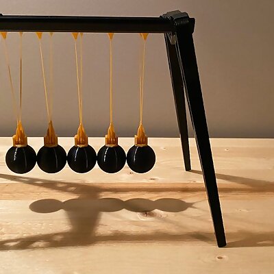 Newtons Cradle Every part 3d printable