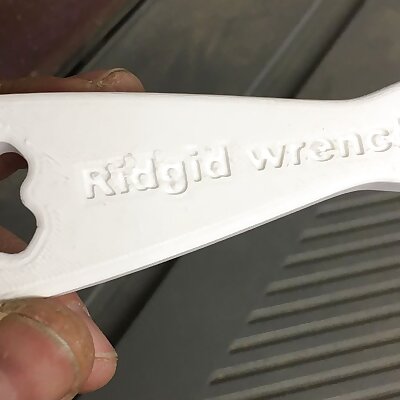 Ridgid Belt Spindle sander wrench