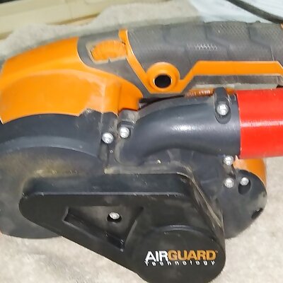 Ridgid R2740 Belt Sander to shop vacuum adapter