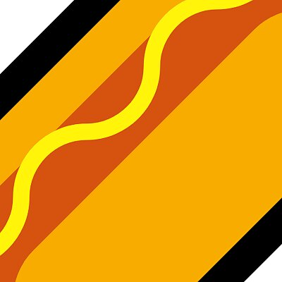 Hotdog Emoji Keychain 🌭