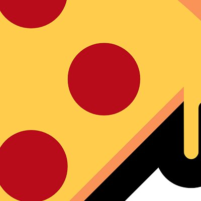 Pizza Emoji Keychain 🍕