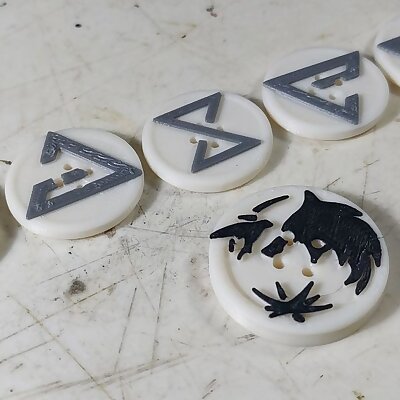 The Witcher Clothes Buttons
