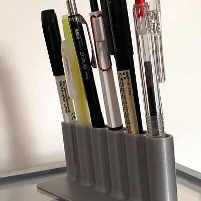 6 slots pen holder