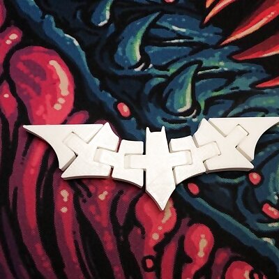 Batman Batarang flexi  articulated Print In Place