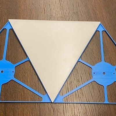 Nanoleaf Shapes Triangles Drill Template Bohrschablone