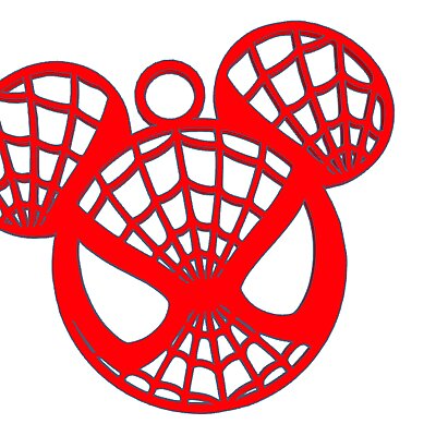 Spiderman keychain Spierman Disney