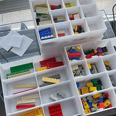 Stackable Storage Bin with Removable Dividers