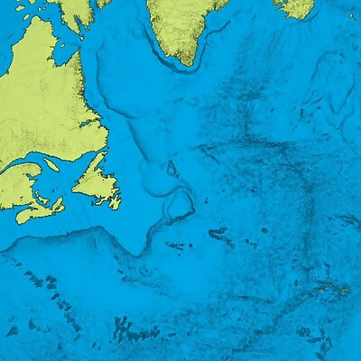 High res dual color earth with seafloor topography