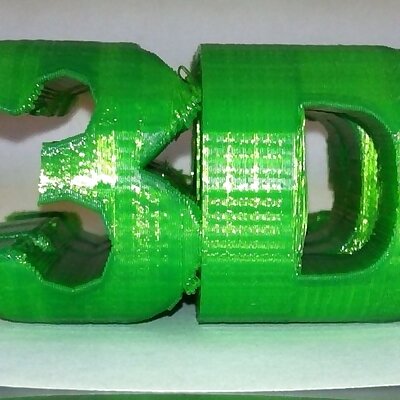 3D 3D Ambigram