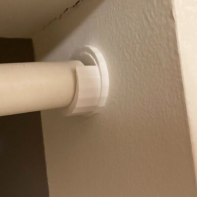 12 pvc pipe to closet or curtain rod