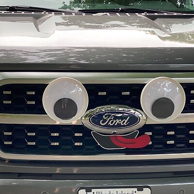 Googly Eye Face for a Pickup Truck