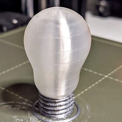 Small Translucent Light Bulb