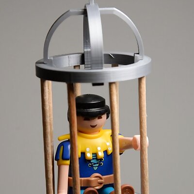 Cage prison médiévale playmobil
