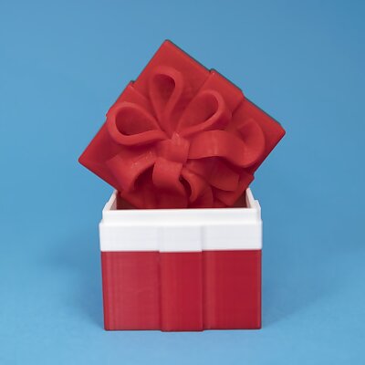 Gift Box Container Single Color Version