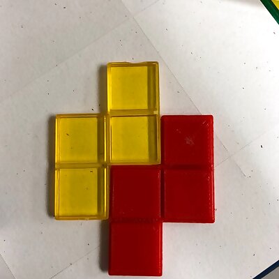 Blokus replacement piece Yellow piece is the original