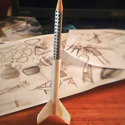 Pencil rocket