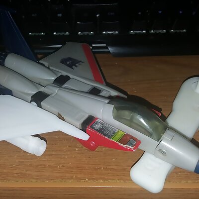 Spare Wing and Laser Cannon for G1 StarScream toy