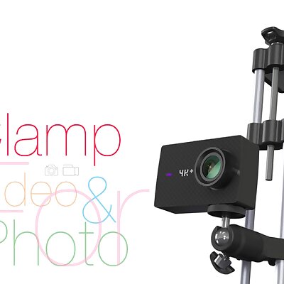 Clamp for vertical use Photo and video shooting