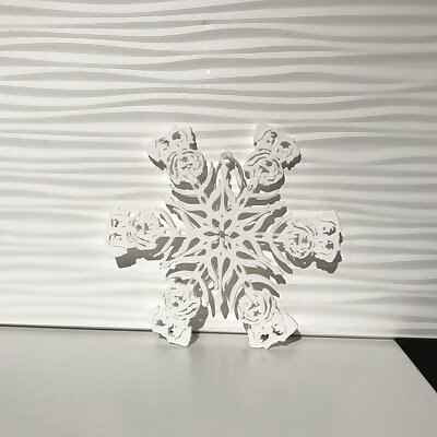 Schnauzer Dog Snowflake
