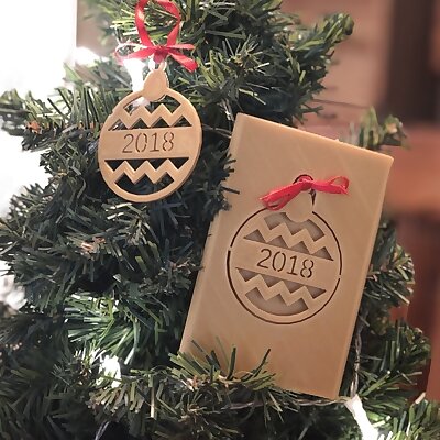 PopOut Ornament Gift Card Holder 2018