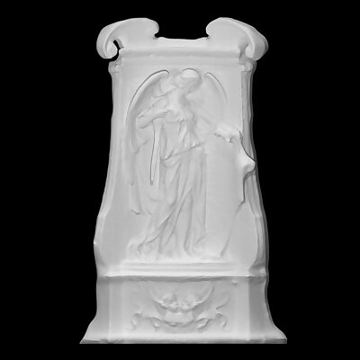 Tombstone with an angel