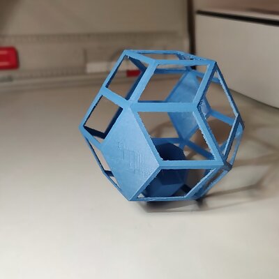 30 Faces Polyhedron enclosed