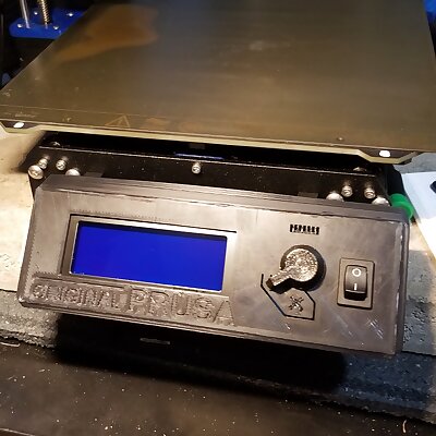 Prusa MK3 LCD cover with power switch